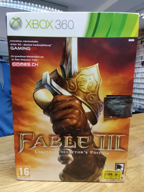 Xbox 360 / X360 - Fable III (3) - Limitado Coleccionista Edición (Con Emb.orig)