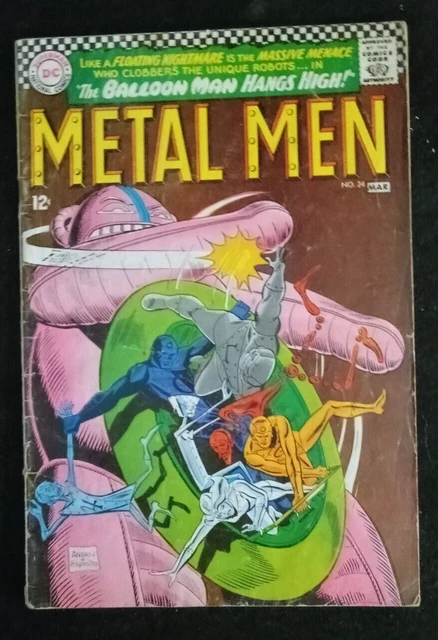 DC Comics Metal Men #24 1967 GD+ Movie Coming? Ross Andru