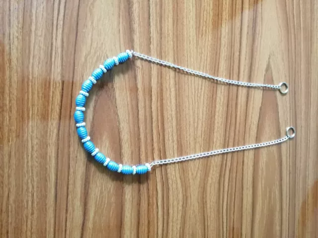 Pair Of Curtain Tie Backs Crystal Beaded Curtain Hold Back With Chain