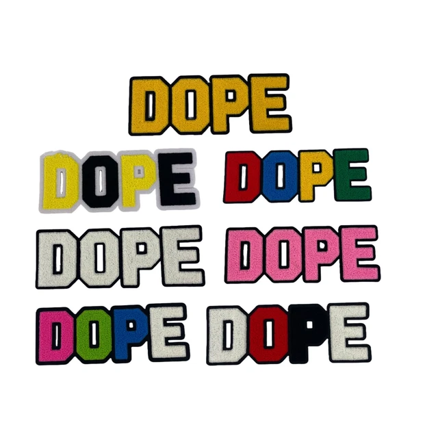 Dope Patch, 9” Chenille Sew on Patch