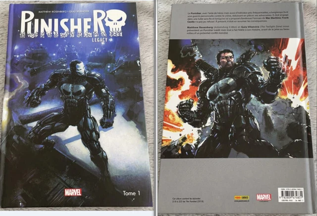 Punisher War Machine French Euro HC 218 219-223 Crain 1st Armor Select Foil Covr