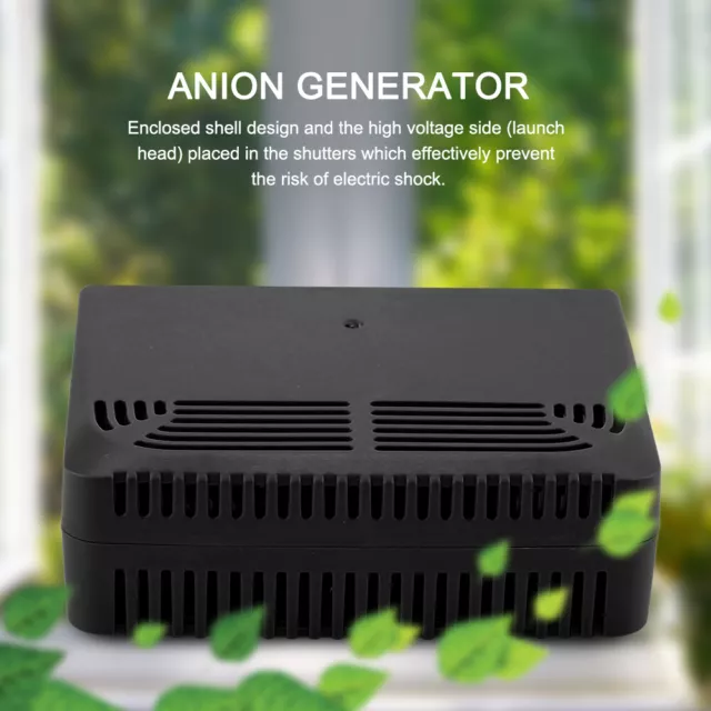 Intelligent Negative Ion Anion Generator Room Ionizer Air Purifier US Plug 110V