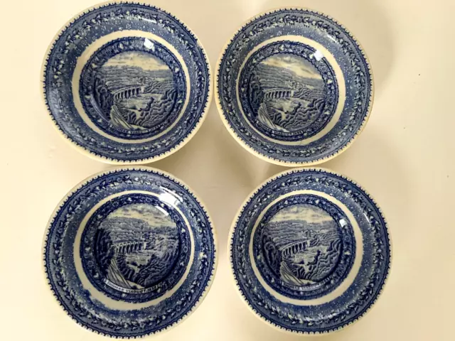 Baltimore & Ohio Railroad China Centenary Scammells Lamberton Set of 4 Bowls