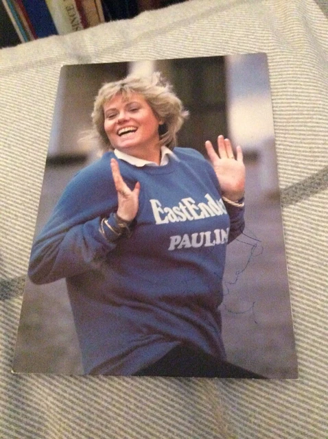 Wendy Richard (Eastenders) Signed Publicity Card 1980’S