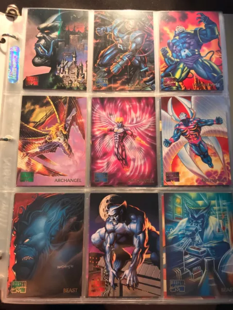1995 Marvel Masterpiece Base Set Complete Your Set Choose Your Card