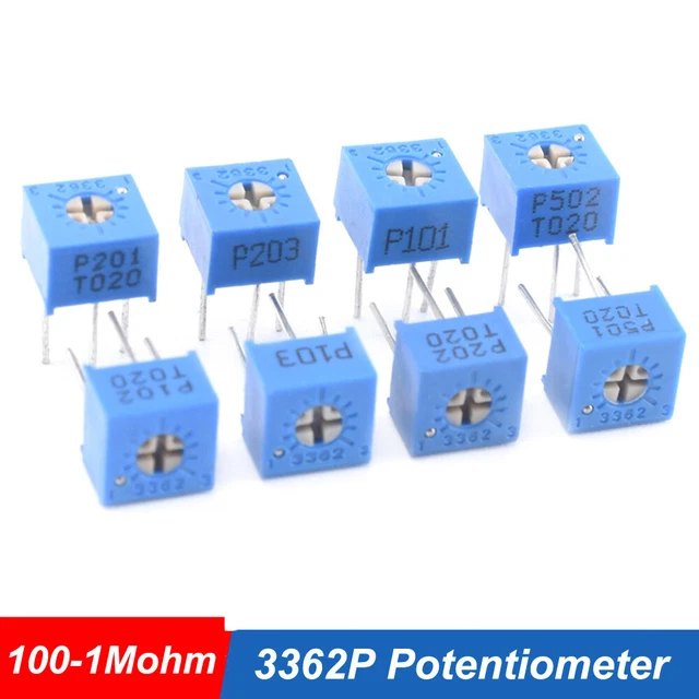 3362P Potentiometer Trimmer Pots 100ohm-1Mohm Potentiometer variable Resistor