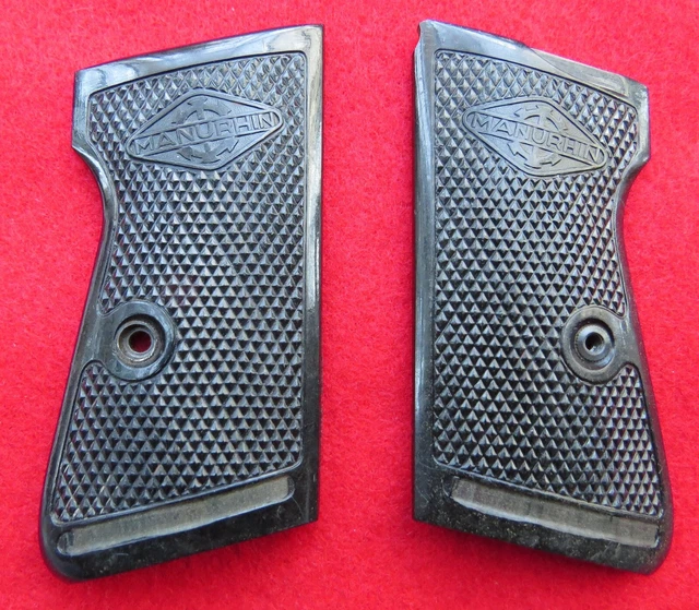 Manurhin Walther PP PPK pistol grips ceramic white plastic