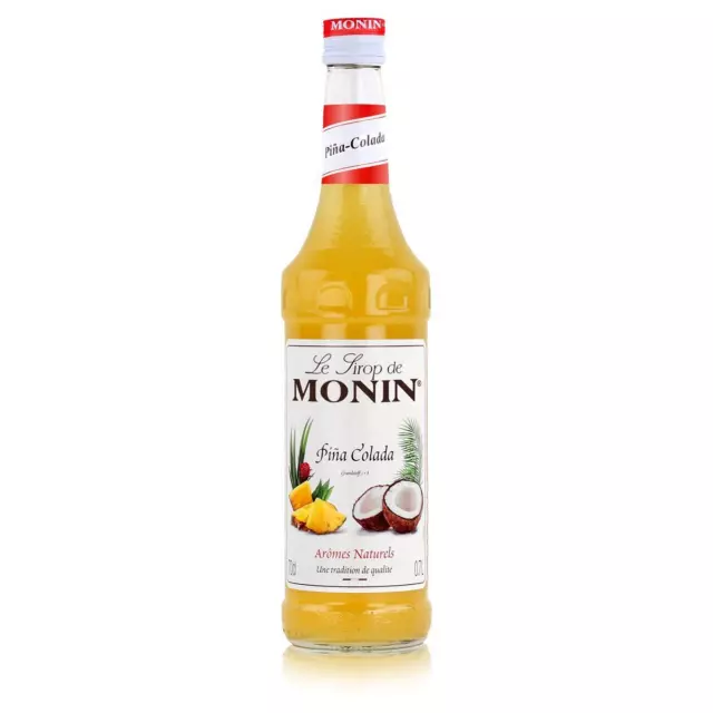 Monin Sirup Pina Colada 700ml - Cocktails Milchshakes Kaffeesirup (1er Pack)