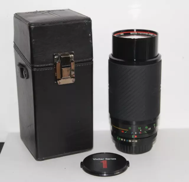 Pentax K Vivitar Series 1 70-210mm f2.8-4 VMC Telephoto Zoom Macro Focusing Lens
