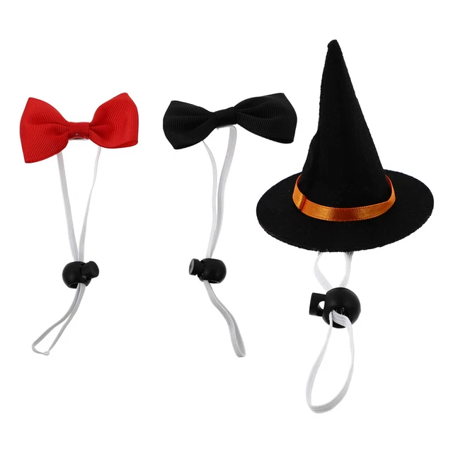 1 Satz Halloween Haustierhut Bowtie Schöne Katze Hund Fliege Haustier Cosplay
