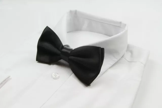 Men Formal Neckwear Bowtie Adjustable Solid Party Classic Bow Tie CBTIE34 3