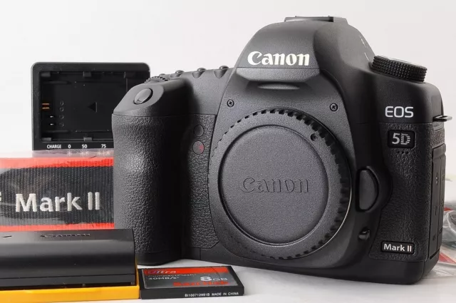 【TOP MINT+】CANON EOS 5D Mark II 21.1 MP Digital SLR Camera Body + 8G CF From JP