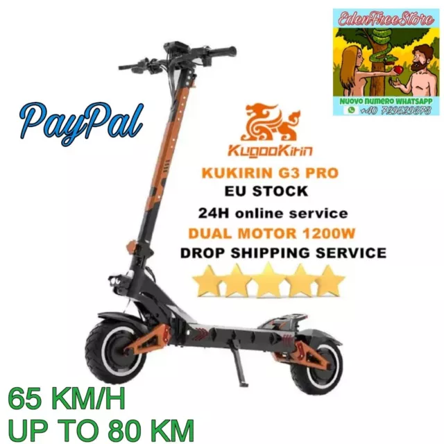 Patinete Scooter Eléctrico Kukirin G3 Pro Para Adultos Motor Potente Y Rápido