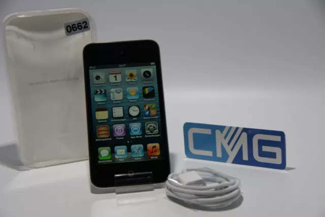 Apple iPod touch 4. Generación 64 GB 4G 4th Gen iOS6 excelente estado WLAN WIFI #662 2