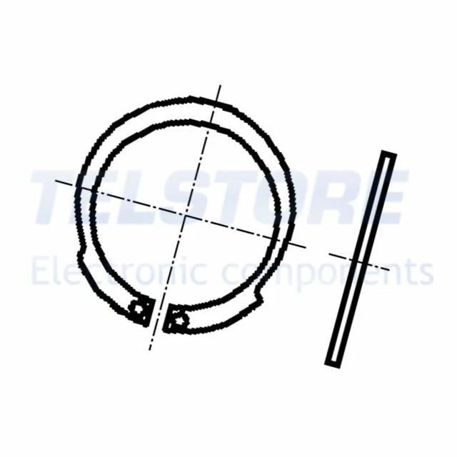 30pcs  Rondella seger acciaio elastico Diam.albero 32mm BN 830 1291785