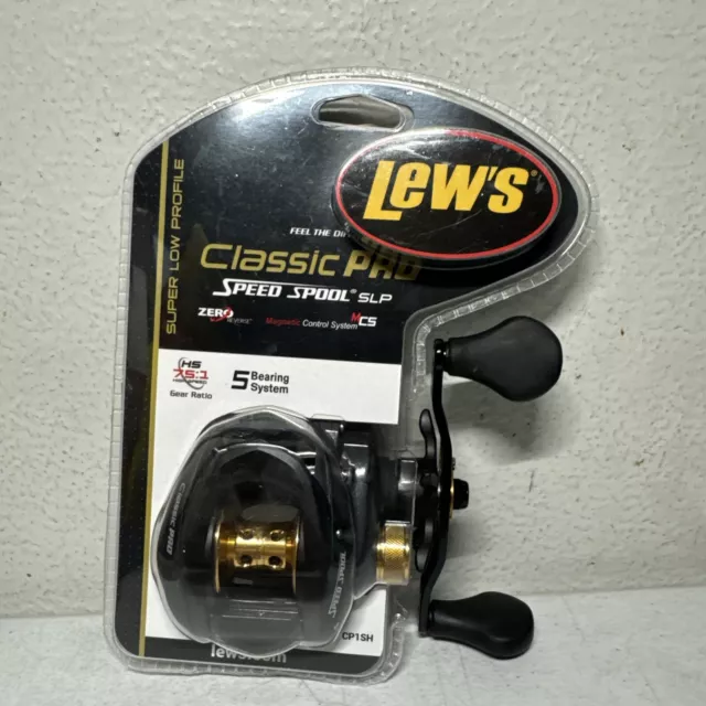LEWS CLASSIC PRO Speed Sp00L Cp1Sh Baitcast Fish Reel 5Bb 7.5 12Lb $39.99 -  PicClick