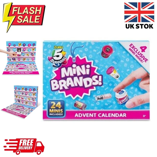 NEW 5 SURPRISE Mini Brands Limited Edition Advent Calendar with 24