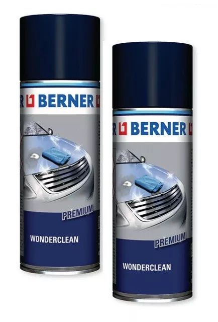 2 x 400 mL BERNER WONDERCLEAN PREMIUM LACK SCHUTZ UND REINIGER SCHMUTZ STAUB