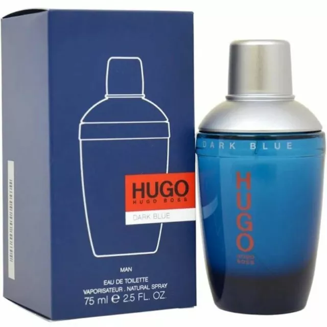 Dark Blue by Hugo Boss cologne for men EDT 2.5 oz New in Box