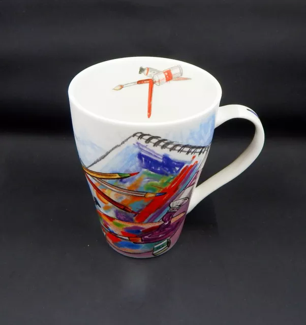 Cardew Designs TGUY French Artists Coffee Tea Mug 2015 Paintbrushes Pencils 2