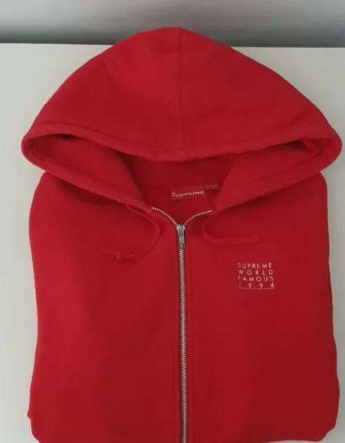 Felpa online rossa supreme