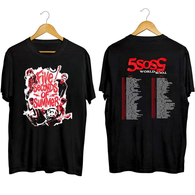 5 SECONDS OF Summer World Tour 2023 2024 Shirt, 5SOS Fan Shirt, 5SOS