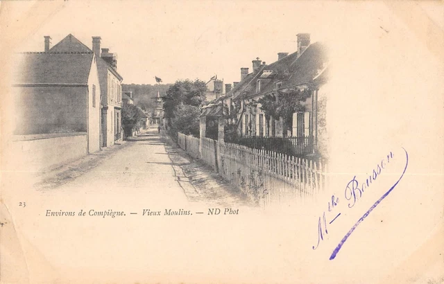 Cpa 60 Surroundings Compiegne / Old Mills