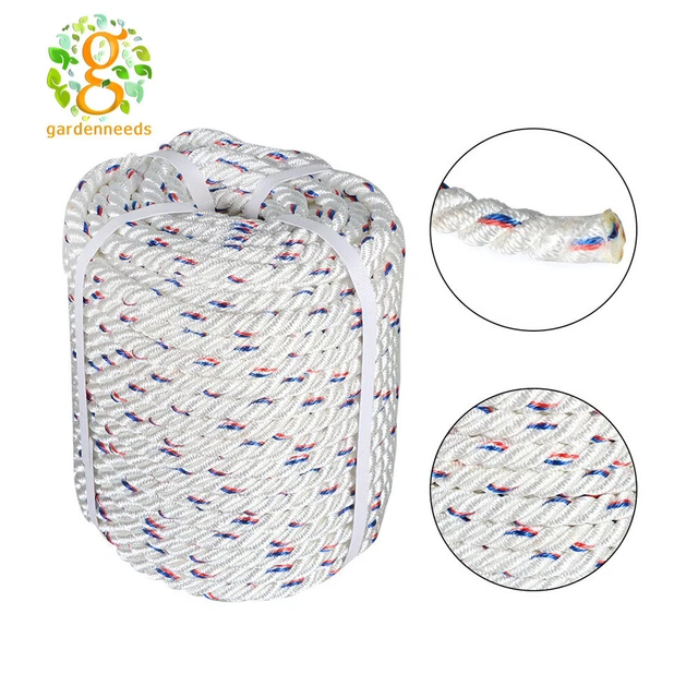 150ft Double Braid Polyester Rope Rigging Rope 5/8" 7200lbs Breaking Strength US