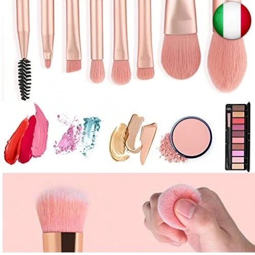 GeekerChip Pennelli Make Up Professionali Set,8 Pezzi Set Pennelli da 6