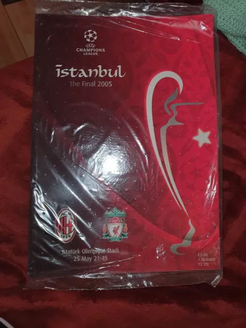 2005 Champions League Cup Final Programme *(Liverpool V Ac Milan)* (25/05/2005)