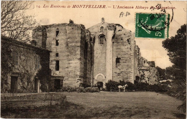 CPA AK Les Env. de MONTPELLIER - L'Ancienne Abbey de Maguelone (511000)