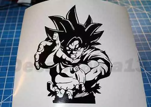 FUNNY/ KAMEHAMEHA Goku dragonball Z STICKMAN VINYL STICKER for Car, Wall,  Laptop