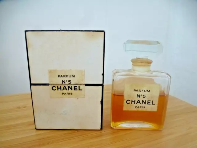 Vintage Boxed Chanel No. 5 Paris 28ml Parfum Perfume Bottle Ref#3