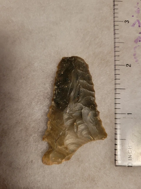 Colorful 2 inch KY Pine Tree Creek Find Authentic Arrowhead/Artifact Beautiful!