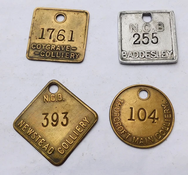 NO RESERV Vintage Newstead Cotgrave Colliery Miners Mining Pit Check Token Tally