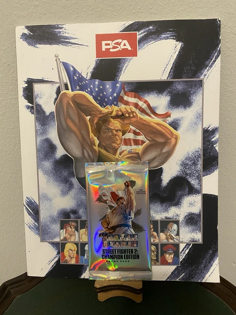 PSAマガジン STREET FIGHTER2 特典 ガイル ブルースター 30 Street Fighter 2: Championship Edition Promo Card Pack PSA
