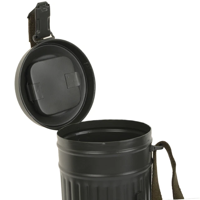 WW2 GERMAN GAS Mask Canister German Army Repro Tin Container Can with