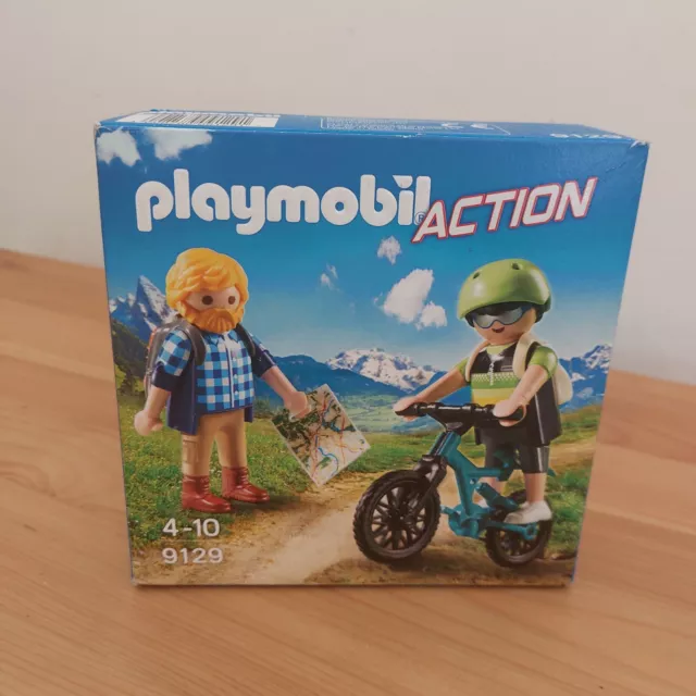 PLAYMOBIL 9129 Action - Randonneur Et Cycliste 