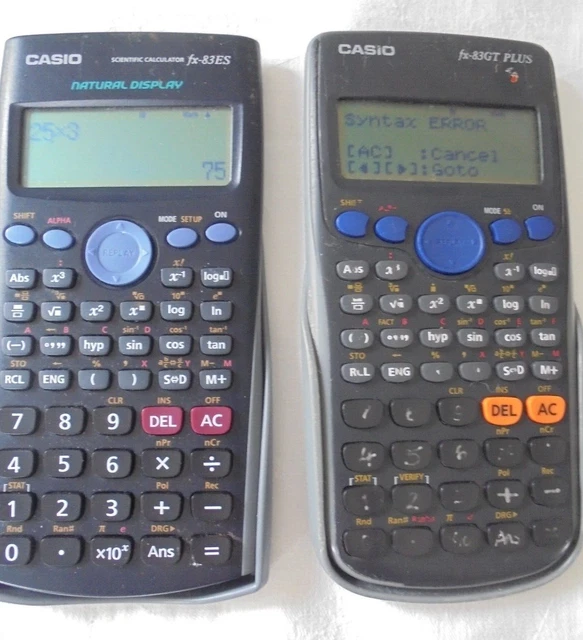 CASIO FX83ES SCIENTIFIC Calculator Natural Display fully working