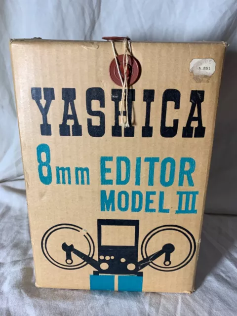 Vintage Yashica 8mm Editor Model II in Original Box untested