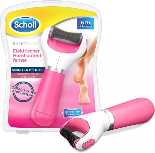 SCHOLL EXPERTCARE Elektrischer Hornhautentferner Express Pedi weiche Füße Ferse