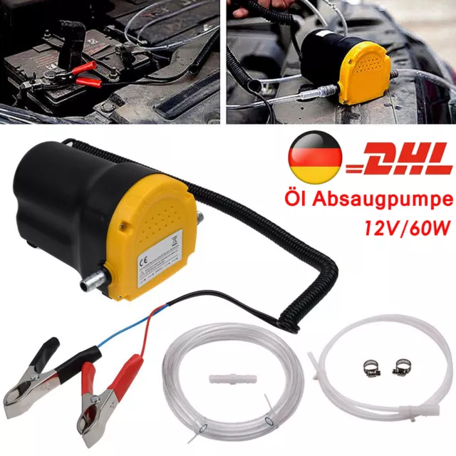 Ölpumpe 12V kräftiger Motor ÖL Wechsel Öl-Absaugpumpe