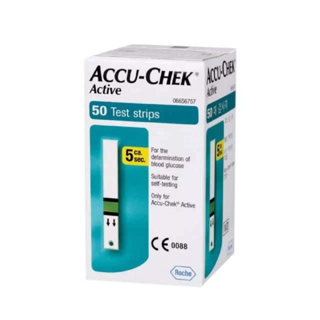 Accu-Chek Active Strips, Pack of 50 (Multicolor)