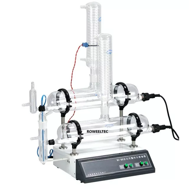 Quartz Automatic Pure Water Distiller Double Distillation Lab Use SZ-93A 220V O