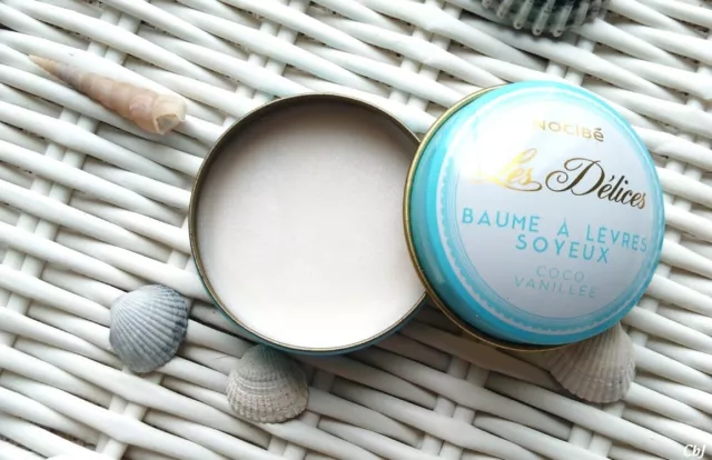 nocibé BAUME A LEVRES A LA  NOIX DE COCO vanillée NOURRISSANT HYDRATANT 9GR