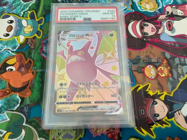 Cartas Pokemon Shiny Crobat Vmax Ssr 320/190 S4a Holo