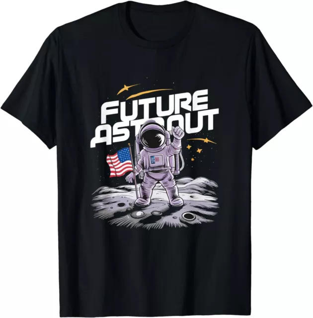 Future Astronaut Usa Astronomy Astrophysics Stargazing T-Shirt S-3XL