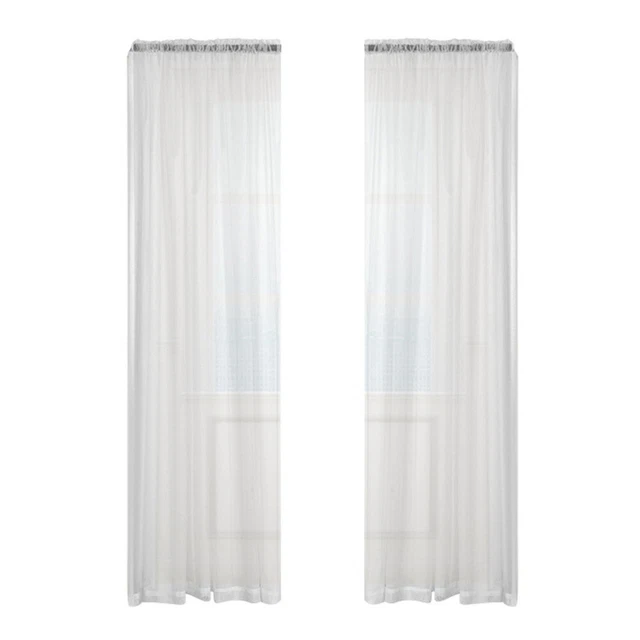 90 CM TENDINE Trasparenti Per Finestre Tulle Della Finestra Romantico