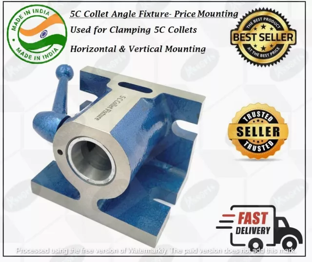 5C Horizontal-Vertical Angle Collet Holding Fixture New Style