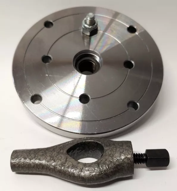 4" Faceplate with 1/2-20 Thread For Atlas Craftsman Dunlop 618 101 109 6" Lathes
